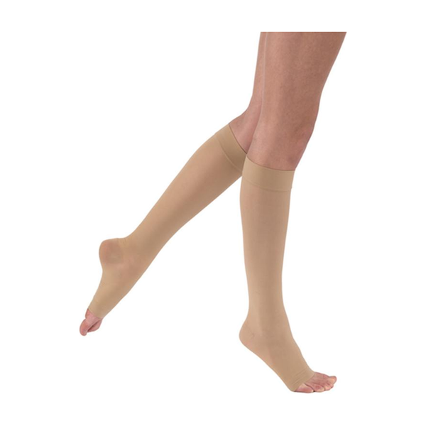 PR/1 JOBST ULTRASHEER WOMEN, KNEE HIGH, 30-40MMHG, MD, NATURAL, OPEN TOE