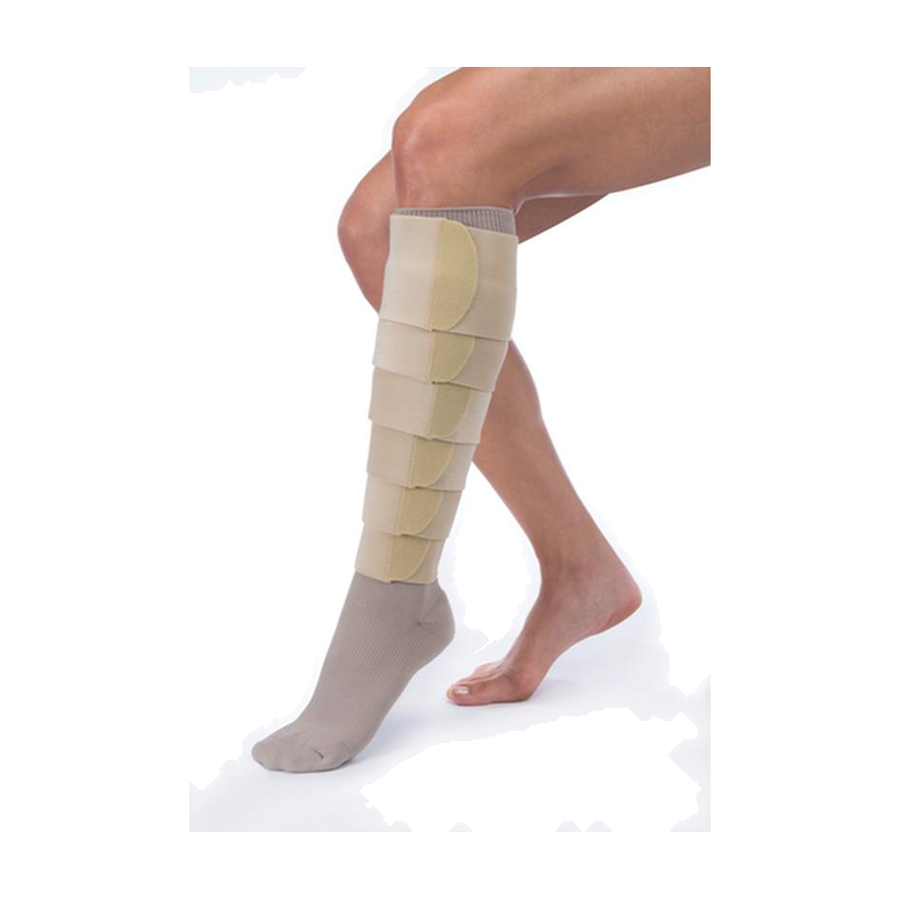 BX/1 JOBST FARROWWRAP STRONG READY-TO-WEAR LEGPIECE 30-40 MMHG, LARGE TALL, TAN