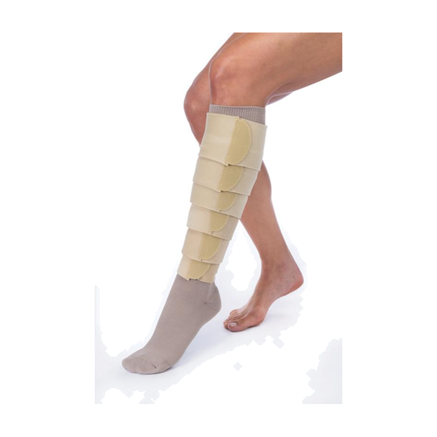 BX/1 JOBST FARROWWRAP LITE READY-TO-WEAR LEGPIECE 20-30 MMHG, EXTRA SMALL TALL, TAN