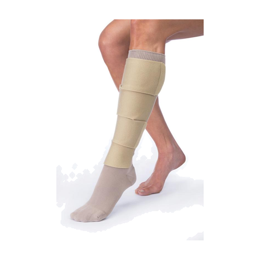 BX/1 JOBST FARROWWRAP 4000 READY-TO-WEAR LEGPIECE 30-40 MMHG, SMALL REGULAR, TAN