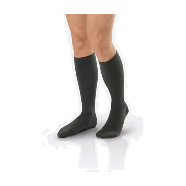 PR/1 JOBST AMBITION SOFT FIT, MEN, KNEE HIGH, 15-20MMHG, 1 REGULAR, GRAY, CLOSED TOE