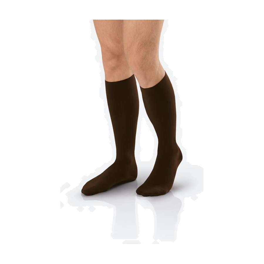 PR/1 JOBST AMBITION MEN, KNEE HIGH, 30-40MMHG, 6 LONG, BROWN, CLOSED TOE ** Discontinued **