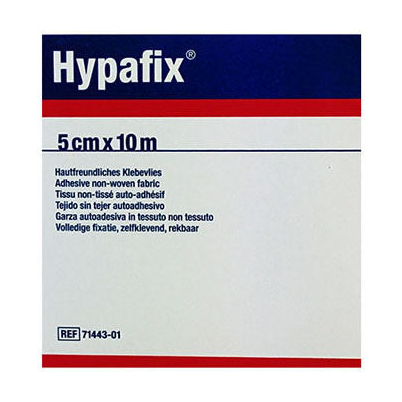 BX/1 HYPAFIX STRETCH NON-WOVEN ADHESIVE FIXATION SHEET 5CM X 10M