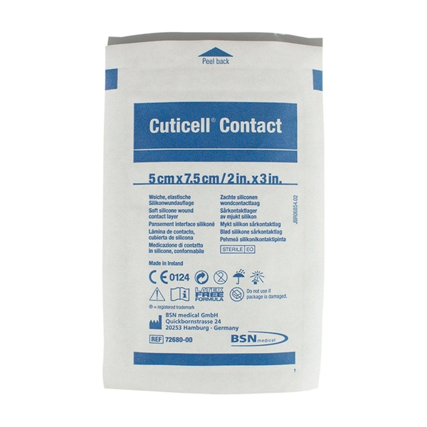 BX/5 CUTICELL CONTACT 5 CM X 7.5 CM