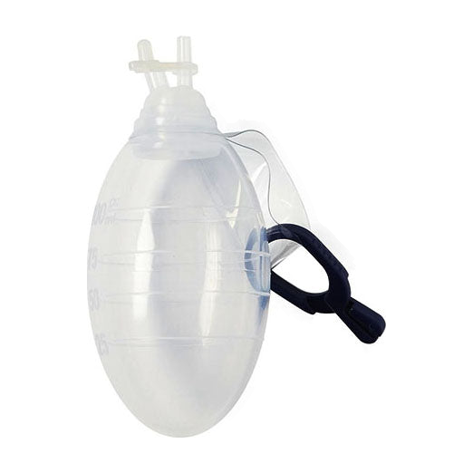 BX/10 JACKSON-PRATT BULB RESERVOIR 100CC SILICONE ANTI-REFLUX VALVE THREADED OUTLET