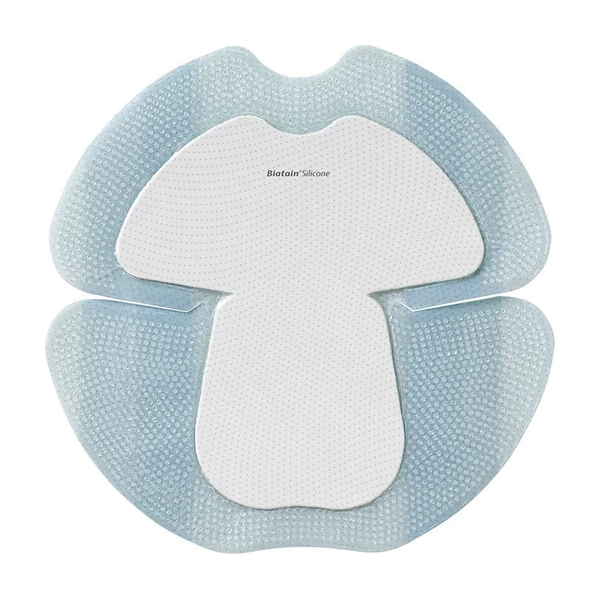BX/5 BIATAIN SILICONE FOAM DRESSING HEEL 18.2X18.6CM, (7X7")