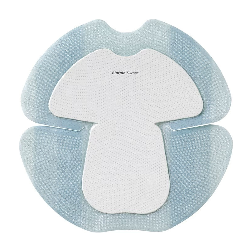 BX/5 BIATAIN SILICONE FOAM DRESSING HEEL 18.2X18.6CM, (7X7")