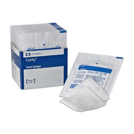 BG/200 GAUZE SPONGE 4 X 8IN, 12 PLY, NON-STERILE