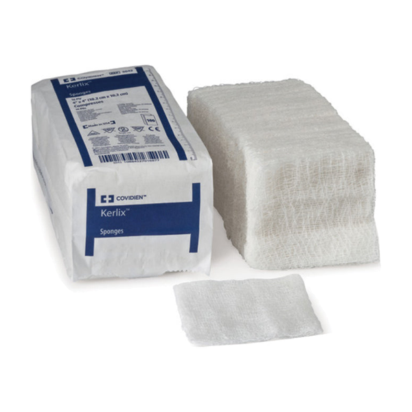 PKG/100 KERLIX SPONGE 4 X 4IN, NON STERILE, 12PLY