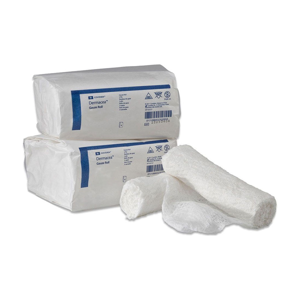 EA/1 DERMACEA FLUFF ROLL 4" X 4 YD 2-PLY STERILE