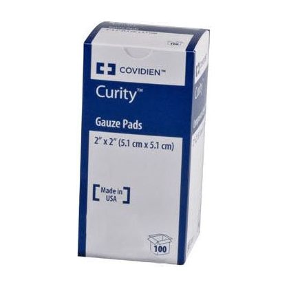 BX/100 CURITY STERILE GAUZE PAD 3IN X 3.IN 12PLY