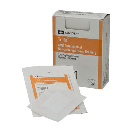 TY/50 TELFA AMD NON-ADHERENT PAD, ANTIMICROBIAL WITH PHMB, STERILE 3" X 8"