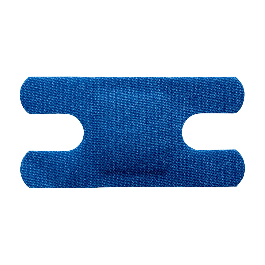 CS/1800 FABRIC KNUCKLE BANDAGE, METAL DETECTABLE, BLUE
