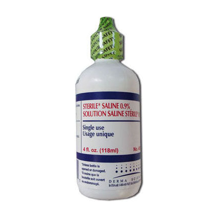 EA/1 SALINE STERILE 4OZ (118 ML)