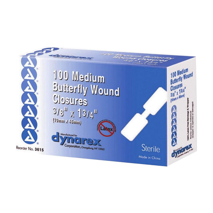 BX/100 BANDAGE BUTTERFLY WOUND CLOSURE STERILE LARGE