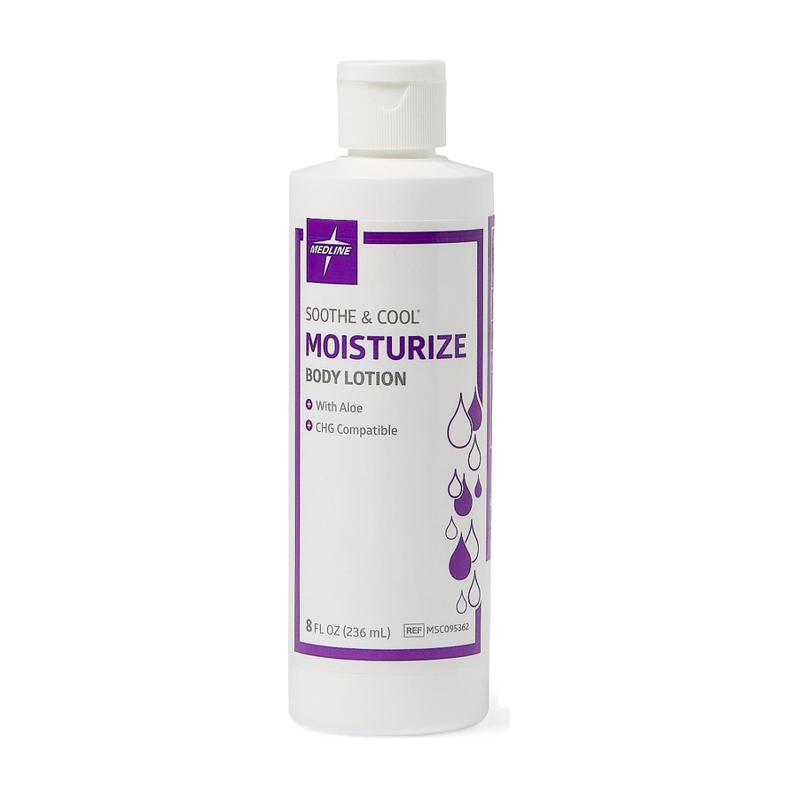 CS/12 SOOTH & COOL MOISTURIZING BODY LOTION, 8OZ