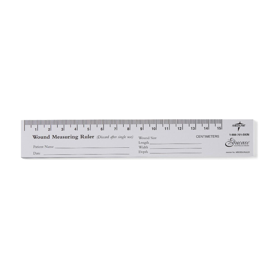 PK/250 EDUCARE WOUND RULER PAPER.