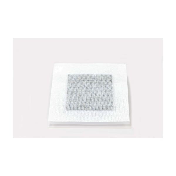 CASE OF 2 (15 PER BOX) POLYMEM SILVER 6” X 6” CLOTH ISLAND DRESSING