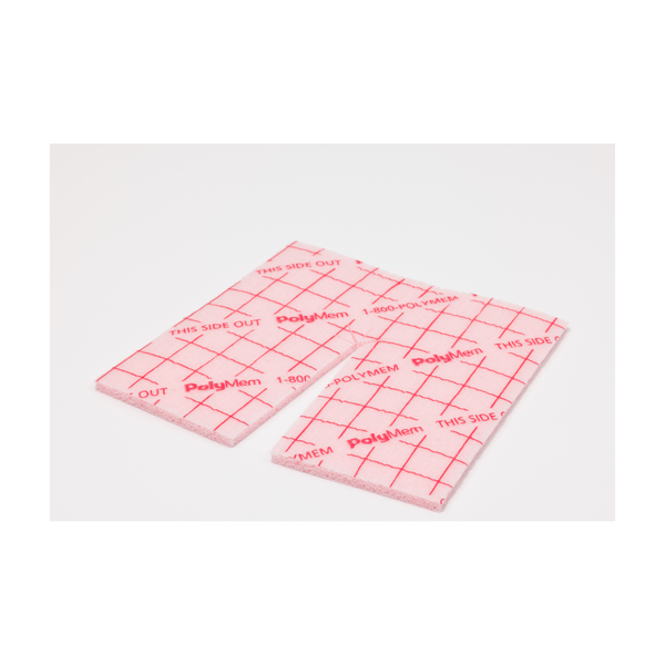 CASE OF 2 (15 PER BOX) POLYMEM 3.5” X 3.5” TUBE DRESSING