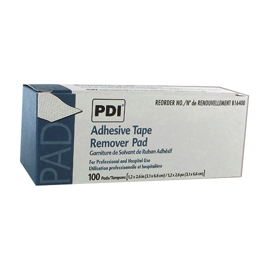 BX/100 ADHESIVE TAPE REMOVER PADS