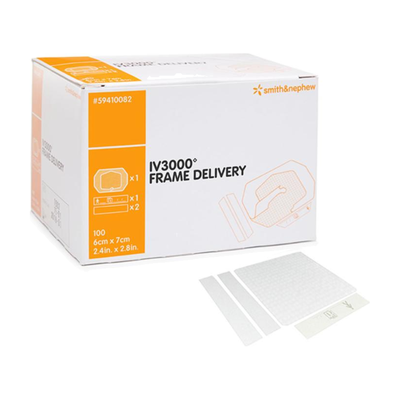 BX/50 IV3000 FRAME DELIVERY FIXATION DRESSING, SIZE 10CM X 12CM