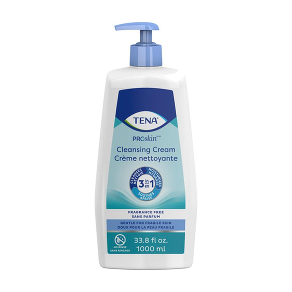 BTL/1 TENA CLEANSING CREAM (FORMERLY WASHCREAM) SCENT FREE 1000ML BTL