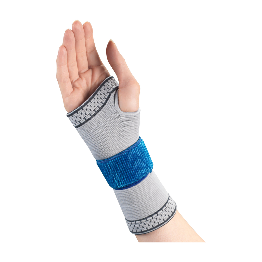EA/1 CHAMPION ELASTIC WRIST SUPPORT, LIGHT GREY, SMALL (6-6.75")