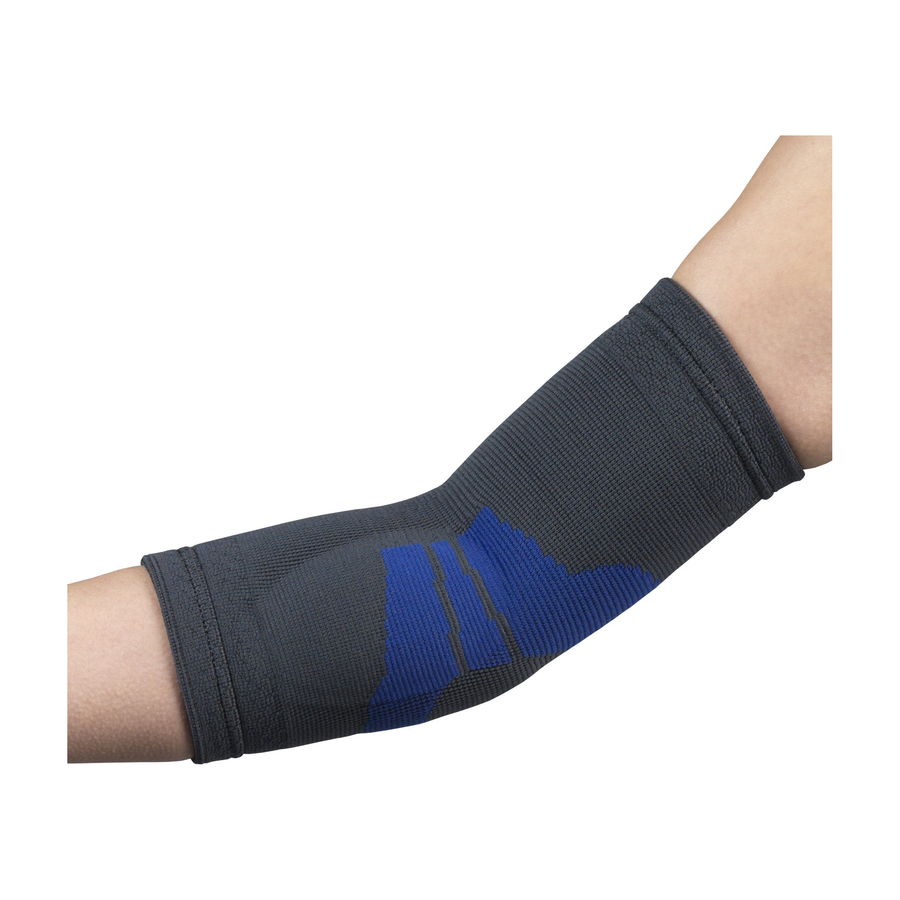 EA/1 OTC ELASTIC ELBOW SUPPORT WITH COMPRESSION GEL INSERT CHARCOAL SMALL (9-10.25")