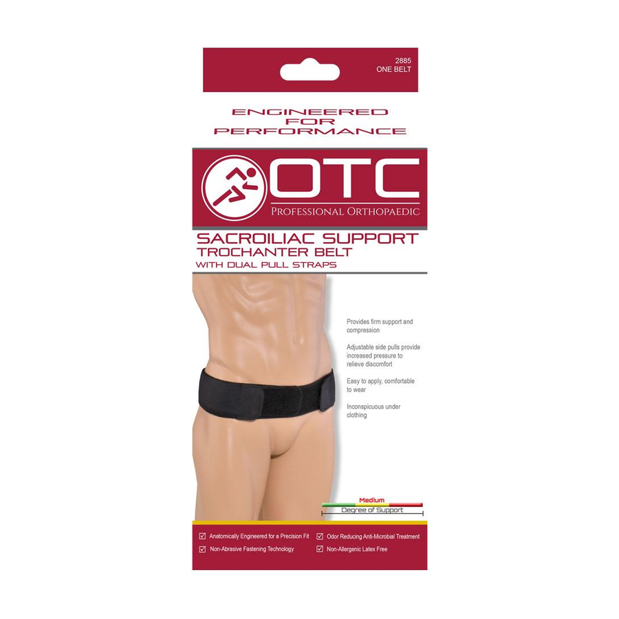 EA/1 TROCHANTER BELT BLACK UNIVERSAL