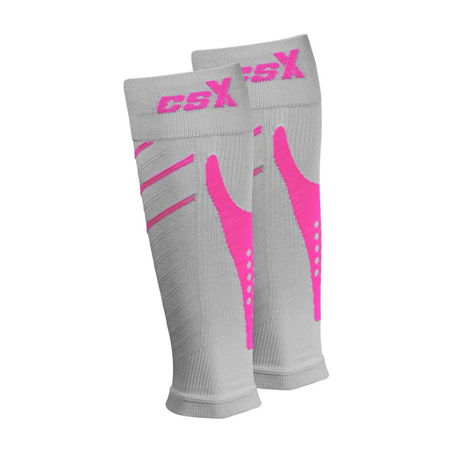 EA/1 CHAMPION CSX CALF SLEEVE SMALL 15-20MM PINK/GREY