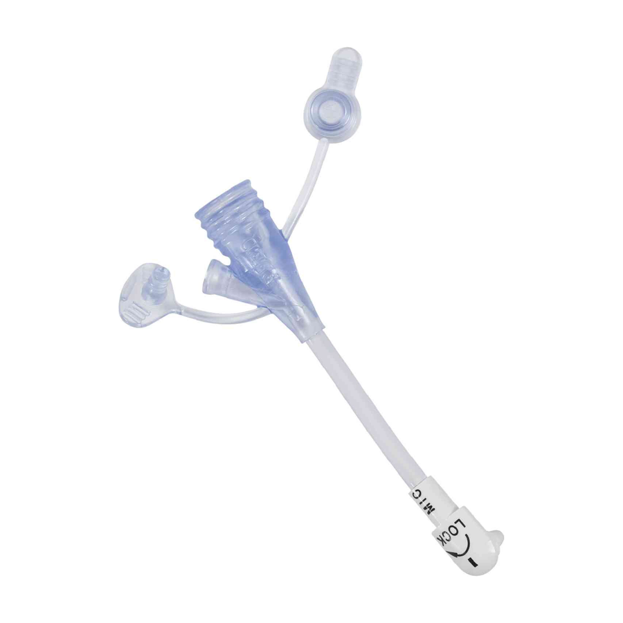 CS/5 MIC-KEY MEDICATION SET 2IN, RIGHT ANGLE, 2-PORT Y