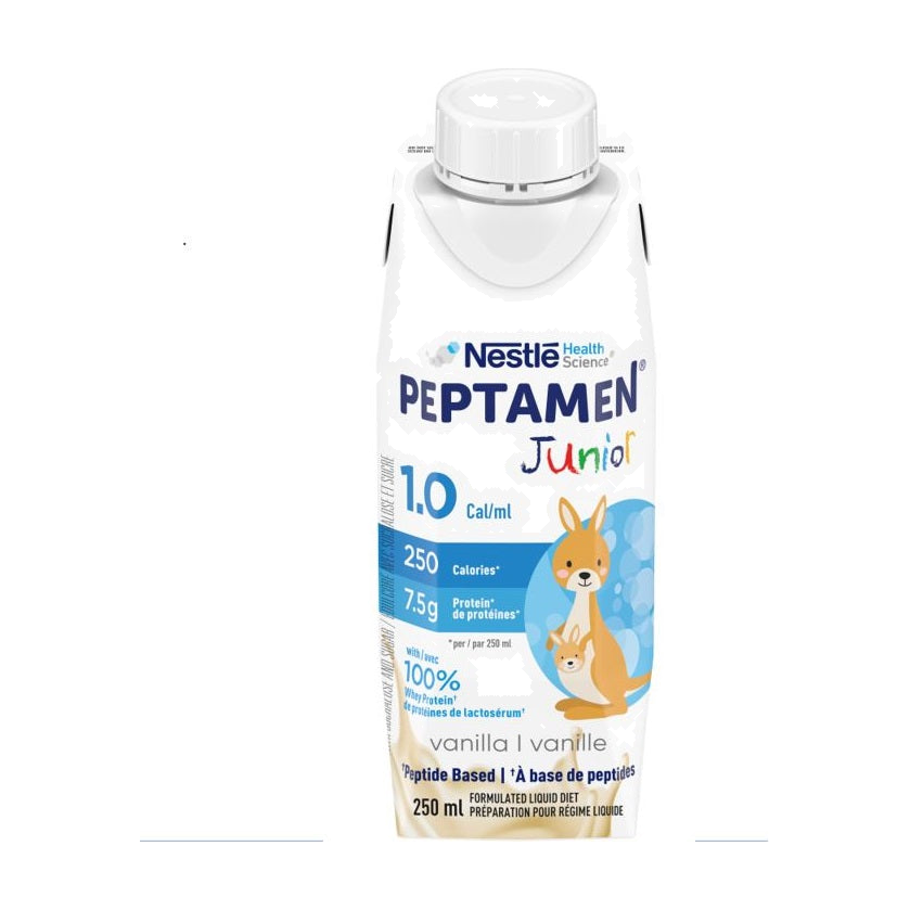 CS/24 PEPTAMEN JUNIOR 1.0, TETRA PRISMA PACK, VANILLA, 250ML