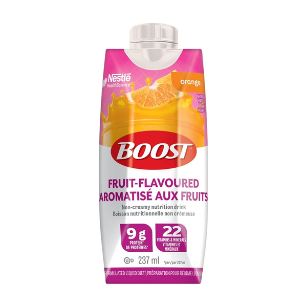 CS/24 BOOST FRUIT FLAVOURED BEVERAGE, ORANGE, 237ML