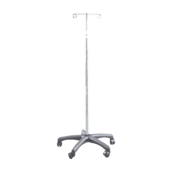 CS/2 DELUXE IV POLE, 2 HOOKS,5 LEGS * Drive Medical item surcharge included in sell