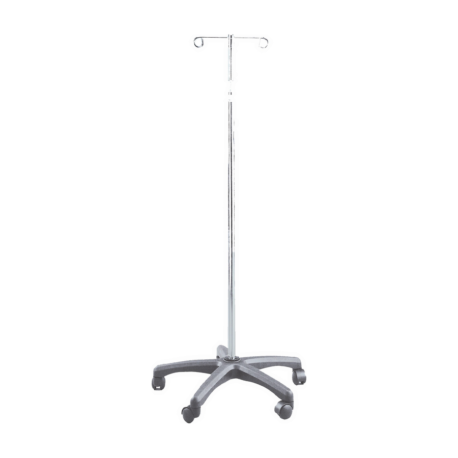 CS/2 DELUXE IV POLE, 2 HOOKS,5 LEGS * Drive Medical item surcharge included in sell