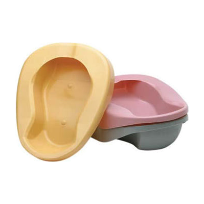 EA/1 BEDPAN PONTOON 15" X 11" X 4.2" CONTOURED PLASTIC 2.6"D TURQUOISE DISPOSABLE