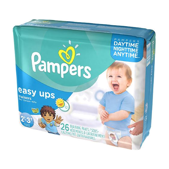 CS/4PKG (26/PKG) EASY-UPS DIAPER FOR BOYS, SIZE 4