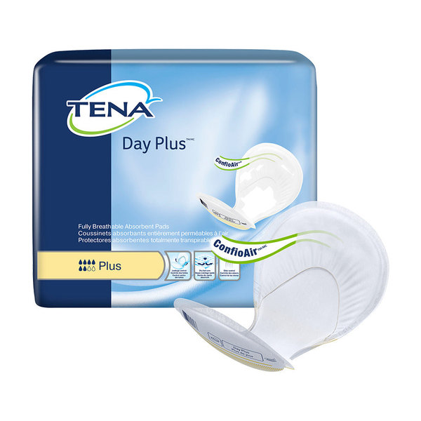 CS/2PKG (40/PKG) TENA DAY PLUS PADS W/ WETNESS INDICATOR, YELLOW Heavy Item
