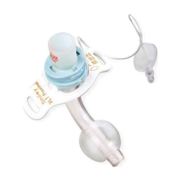 EA/1 SHILEY XLT UNCUFFED TRACHEOSTOMY TUBES W/ DISPOSABLE IC, I.D. 5.00MM, O.D. 9.6MM, LENGTH 90MM
