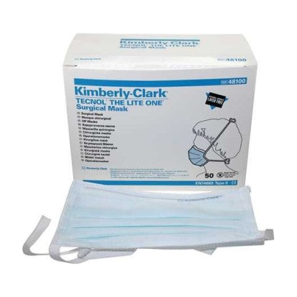 BX/50 FACE MASKS, LITE ONE, TIE - (NON-RETURNABLE)