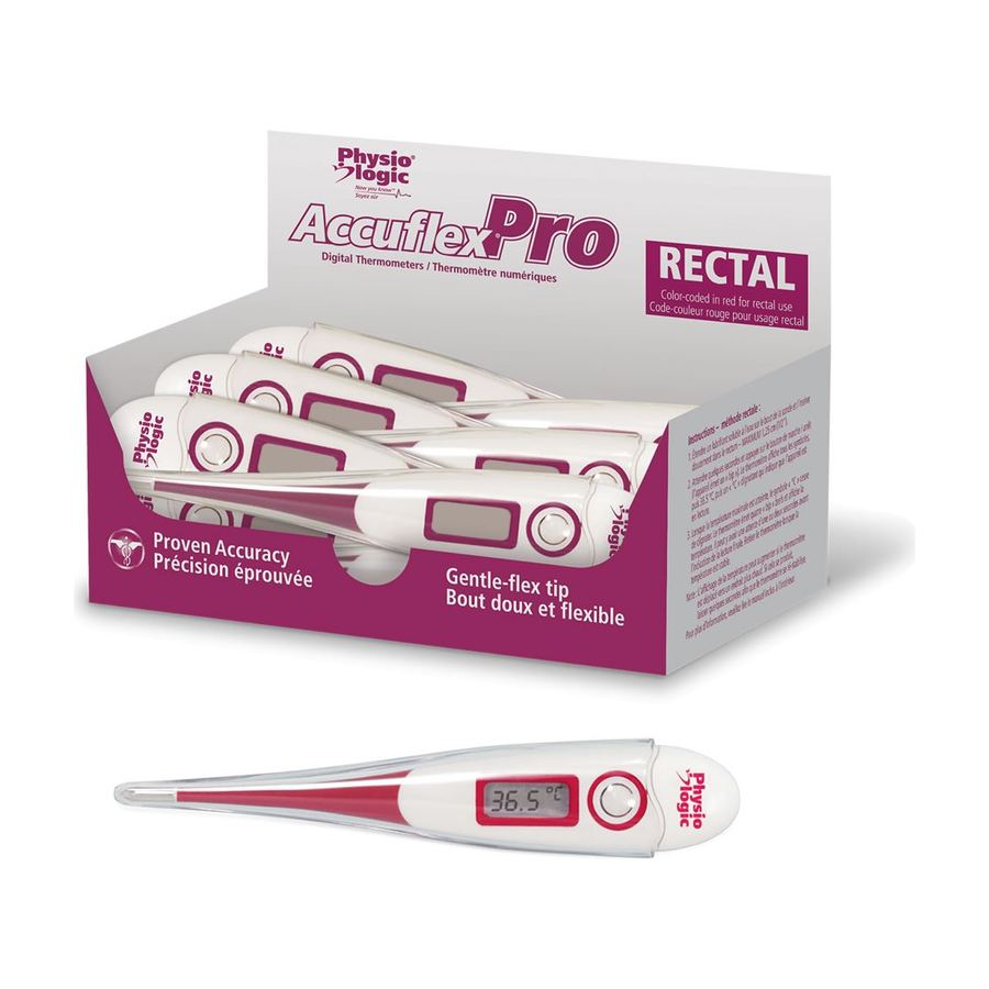 EA/1 ACCUFLEXPRO PLUS RECTAL THERMOMETER RED NON-RETURNABLE