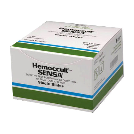 BX/100 HEMOCCULT II SENSA TEST KIT SINGLE-SLIDE 14-DAY STABILITY FOR COLORECTAL CANCER SCREENING
