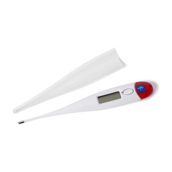 EA/1 30-SECOND RECTAL DIGITAL THERMOMETER W/ 20 PRE-LUBRICATED COVERS REUSABLE