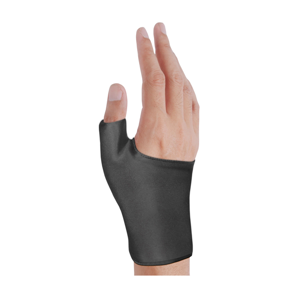 EA/1 OTC WRIST/THUMB GEL SLEEVE, 360 DEGREE COMPRESS COVERAGE, BLACK ONE SIZE