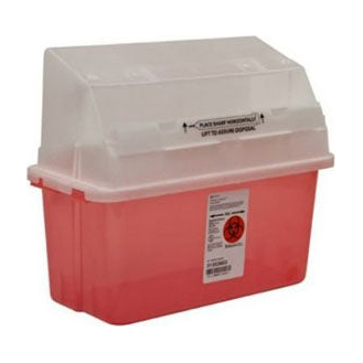 EA/1 GATORGUARD SAFETY IN-ROOM SHARPS CONTAINER JUNIOR 5QT RED
