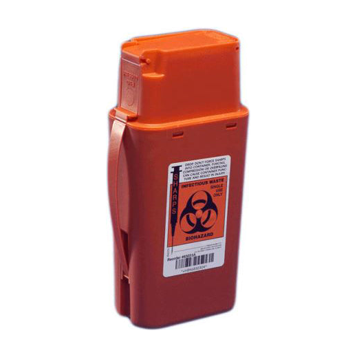 EA/1 SHARPS CONTAINER,TRANSPORTABLE 1QT,RED