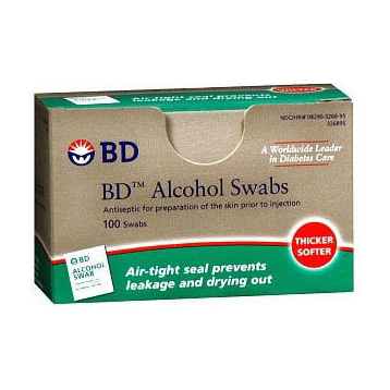 BX/100 SWAB ALCOHOL