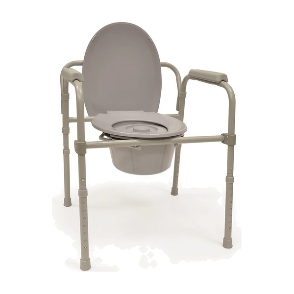 EA/1 DELUXE COMMODE, 5.2L CAPACITY, H30-34", 300LBS WT CAPACITY