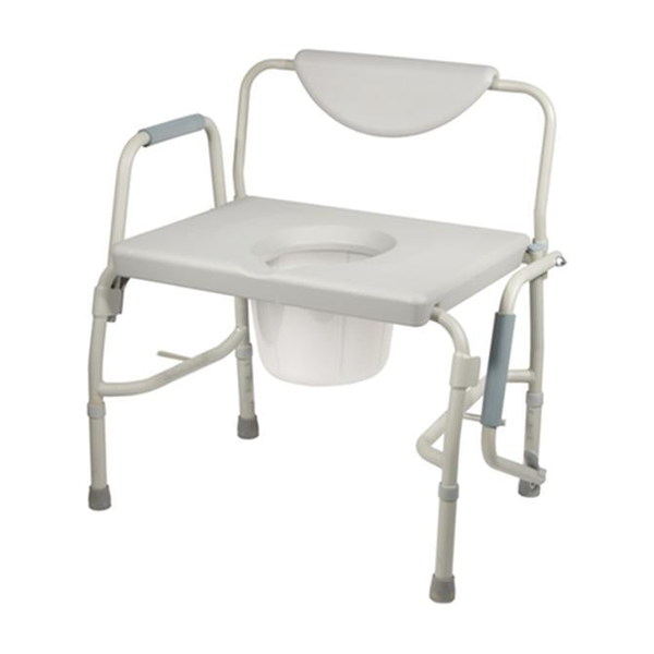 EA/1 BARIATRIC DROP ARM BEDSIDE COMMODE CHAIR * Drive Medical item surcharge included in sell