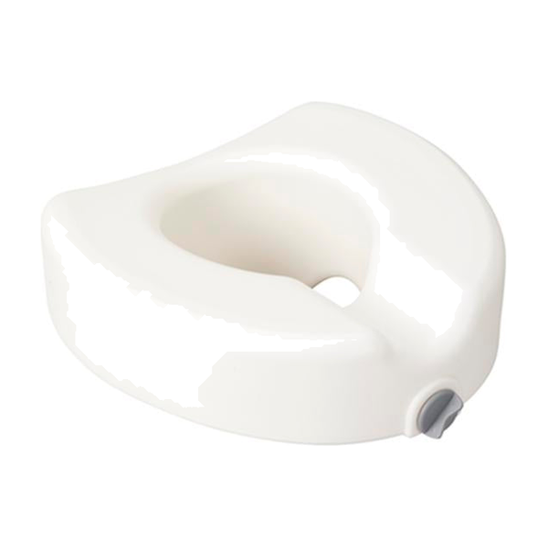 EA/1 PREMIUM PLASTIC RAISED TOILET SEAT WITH LOCK, ELONGATED * Drive Medical item surcharge included in sell